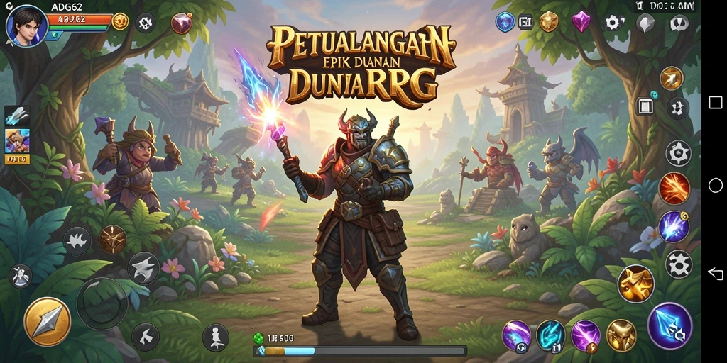 Gameplay ADG62 yang seru dan memukau dalam dunia RPG.
