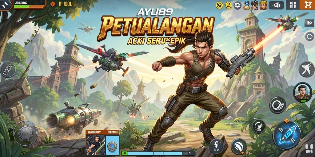 Screenshot AYU89 menunjukkan aksi mendebarkan dalam pertempuran.