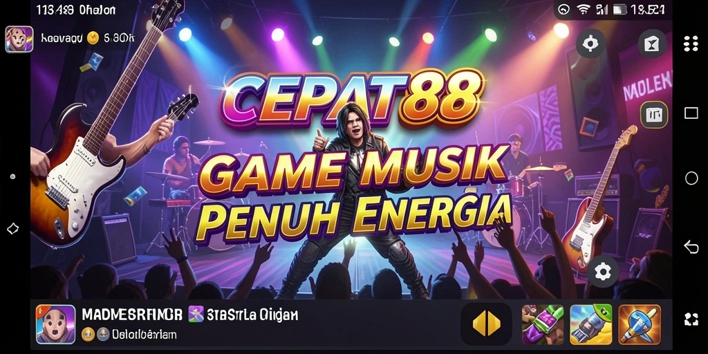 Screenshot CEPAT88 menampilkan gameplay musik yang mengasyikkan.