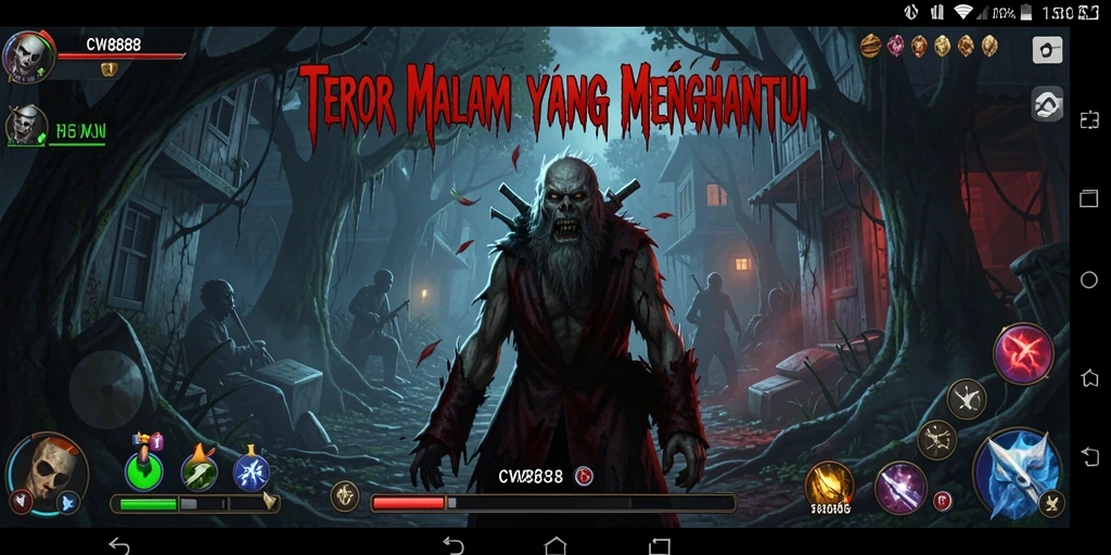 Tampilan gameplay <strong>CW8888</strong> yang memperlihatkan suasana mencekam dan penuh ketegangan.