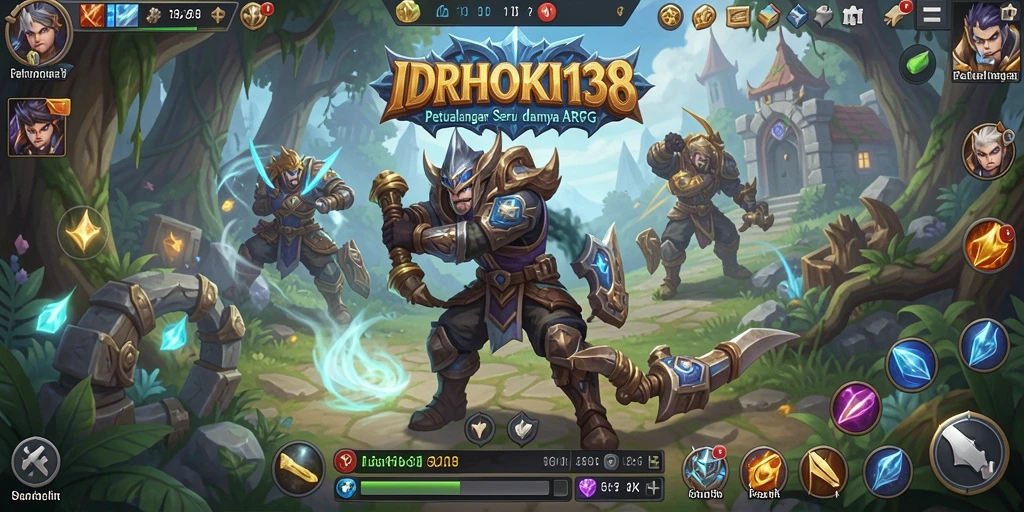 Tampilan gameplay seru IDRHOKI138 di dunia ARPG.