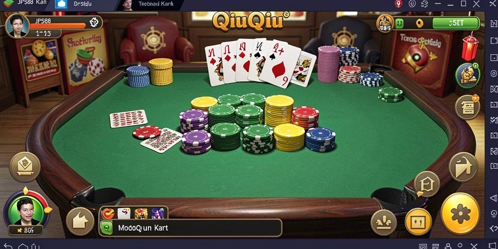 Gameplay QiuQiu yang mendebarkan di JPS88.