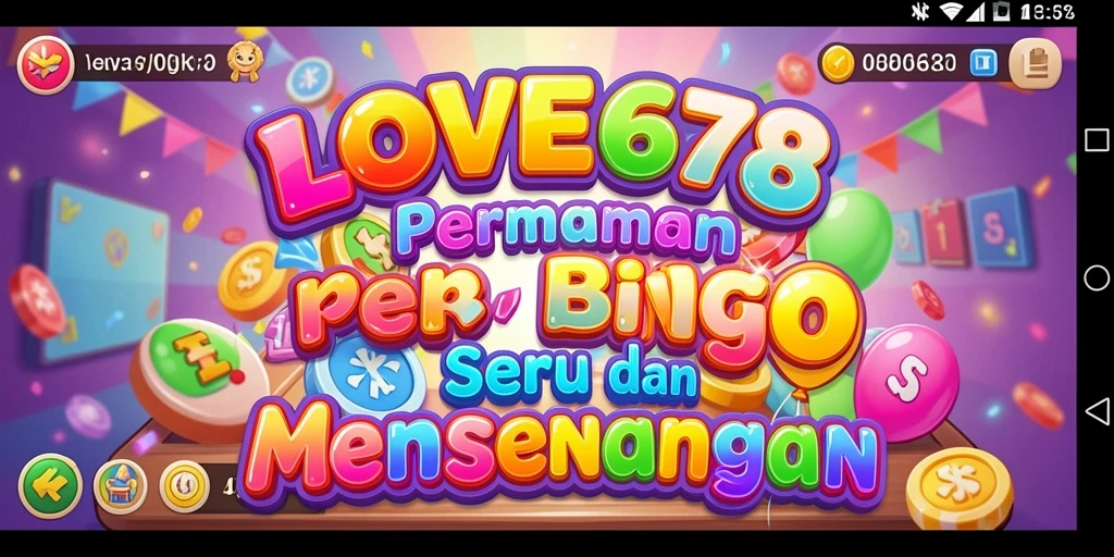 Tampilan gameplay Bingo yang seru dan menarik di LOVE678.