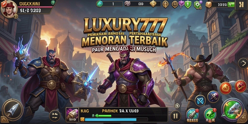 Gameplay seru LUXURY777 dalam Tower Defense yang mendebarkan.