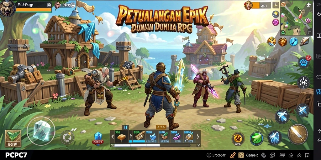 Gameplay menarik dan mendebarkan dalam dunia RPG.