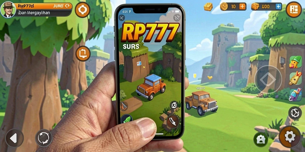 Tampilan gameplay RP777 yang menarik dan seru di dunia Idle.