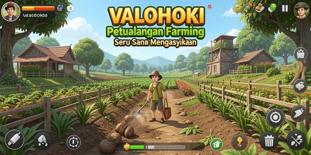 Tampilan gameplay <strong>VALOHOKI</strong> yang menawan dan interaktif.