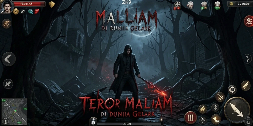 Tampilan gameplay menegangkan dari ZK9 yang membuat jantung berdegup kencang.
